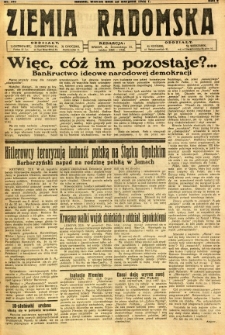 Ziemia Radomska, 1932, R. 5, nr 191