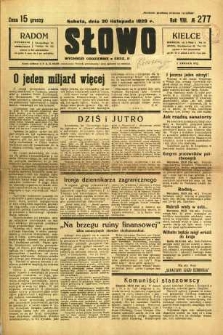 Słowo, 1929, R. 8, nr 277