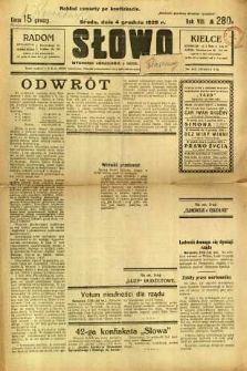 Słowo, 1929, R. 8, nr 280