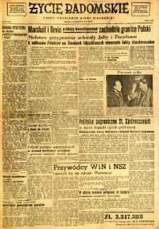 Życie Radomskie, 1947, nr 40