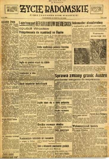 Życie Radomskie, 1947, nr 50