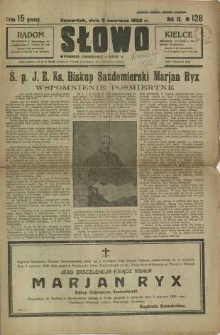 Słowo, 1930. R. 9, nr 128