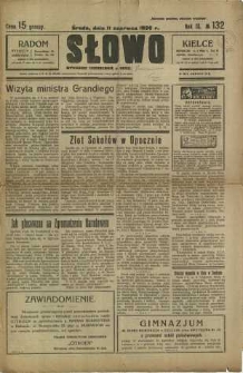 Słowo, 1930. R. 9, nr 132