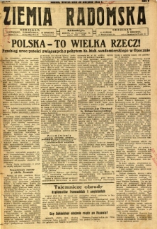 Ziemia Radomska, 1932, R. 5, nr 197