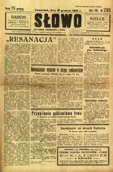 Słowo, 1929, R. 8, nr 293