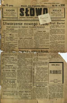 Słowo, 1929, R. 8, nr 300