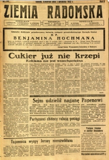 Ziemia Radomska, 1932, R. 5, nr 199