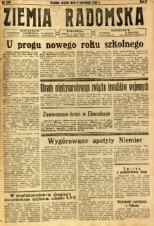 Ziemia Radomska, 1932, R. 5, nr 200