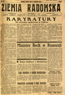 Ziemia Radomska, 1932, R. 5, nr 201
