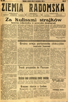 Ziemia Radomska, 1932, R. 5, nr 206