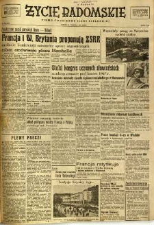 Życie Radomskie, 1947, nr 109