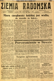 Ziemia Radomska, 1932, R. 5, nr 211