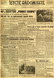 Życie Radomskie, 1947, nr 133