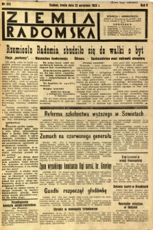 Ziemia Radomska, 1932, R. 5, nr 216