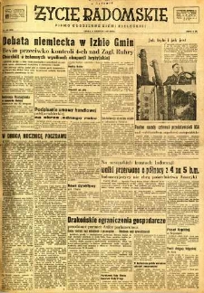 Życie Radomskie, 1947, nr 156