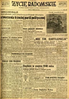 Życie Radomskie, 1947, nr 166