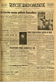 Życie Radomskie, 1947, nr 169