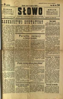 Słowo, 1929, R. 8, nr 54