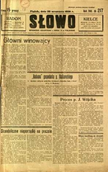 Słowo, 1929, R. 8, nr 217