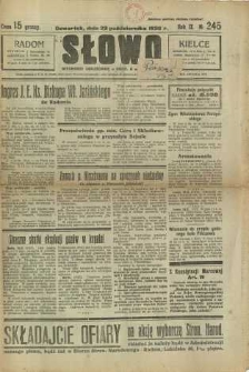 Słowo, 1930. R. 9, nr 245