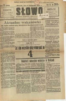 Słowo, 1930. R. 9, nr 260