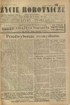 Życie Robotnicze, 1927, R. 5, nr 15