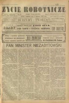 Życie Robotnicze, 1927, R. 5, nr 23