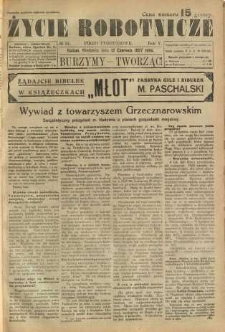 Życie Robotnicze, 1927, R. 5, nr 24
