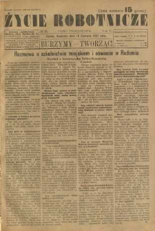 Życie Robotnicze, 1927, R. 5, nr 25