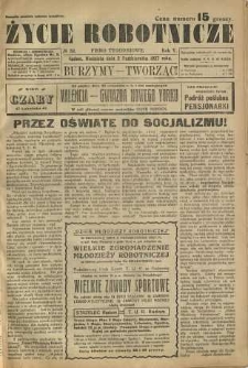 Życie Robotnicze, 1927, R. 5, nr 39