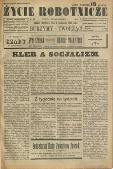Życie Robotnicze, 1927, R. 5, nr 45
