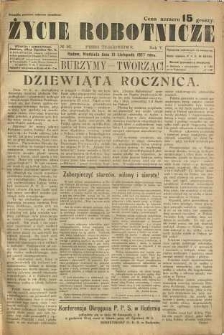 Życie Robotnicze, 1927, R. 5, nr 46