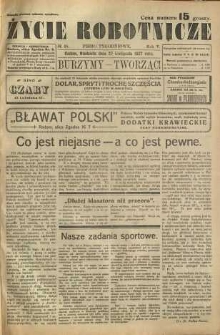 Życie Robotnicze, 1927, R. 5, nr 48