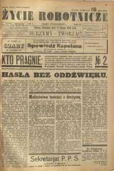 Życie Robotnicze, 1928, R. 6, nr 7