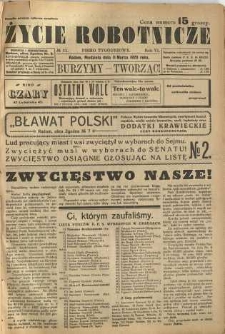 Życie Robotnicze, 1928, R. 6, nr 11