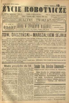Życie Robotnicze, 1928, R. 6, nr 14