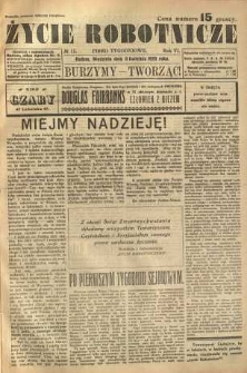 Życie Robotnicze, 1928, R. 6, nr 15