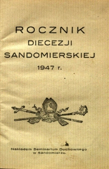 Rocznik Diecezji sandomierskiej 1947