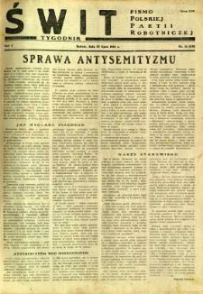 Świt, 1945, R.3, nr 16