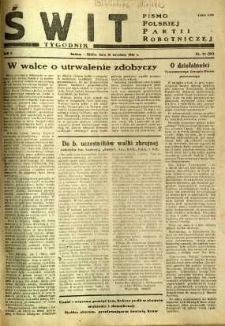 Świt, 1945, R.3, nr 23