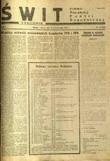 Świt, 1945, R.3, nr 27
