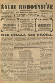 Życie Robotnicze, 1928, R. 6, nr 45