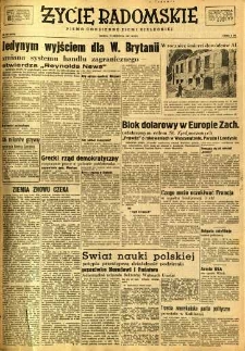 Życie Radomskie, 1947, nr 177