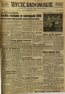 Życie Radomskie, 1947, nr 187