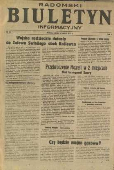 Radomski Biuletyn Informacyjny, 1945, R. 1, nr 34