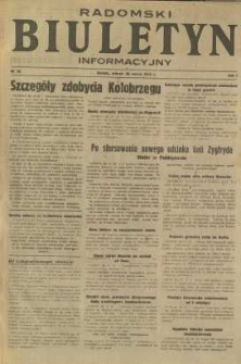Radomski Biuletyn Informacyjny, 1945, R. 1, nr 36