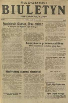 Radomski Biuletyn Informacyjny, 1945, R. 1, nr 42