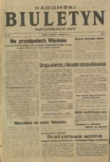 Radomski Biuletyn Informacyjny, 1945, R. 1, nr 49