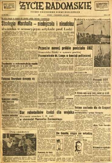 Życie Radomskie, 1947, nr 218