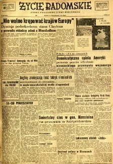 Życie Radomskie, 1947, nr 228